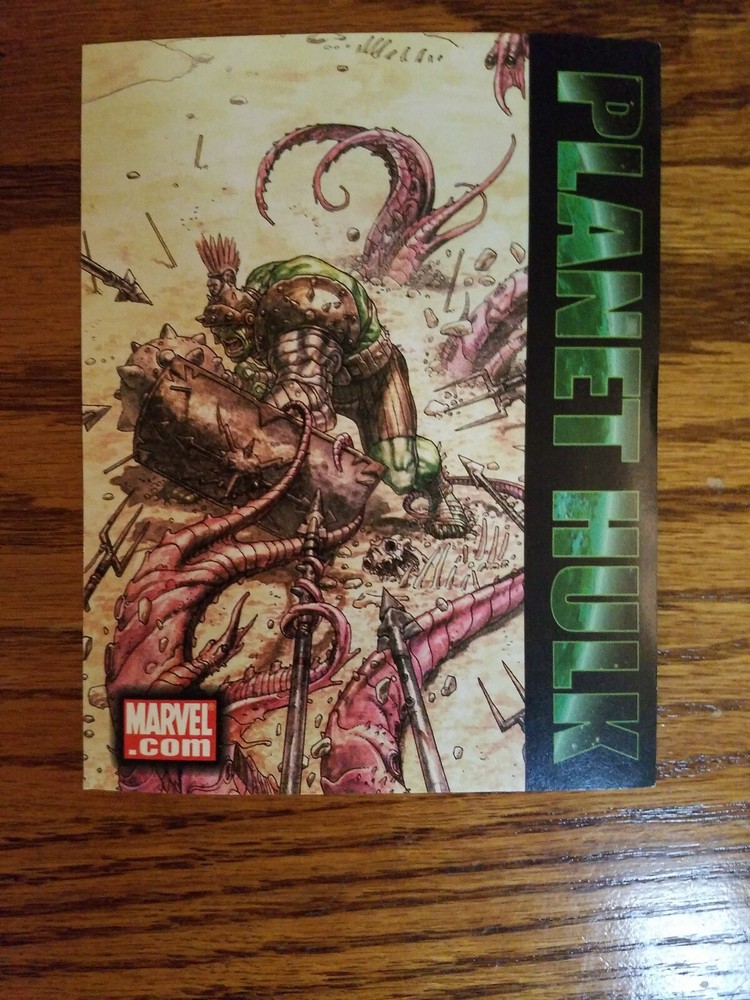 MARVEL Planet Hulk  promo postcard near mint condition 2006