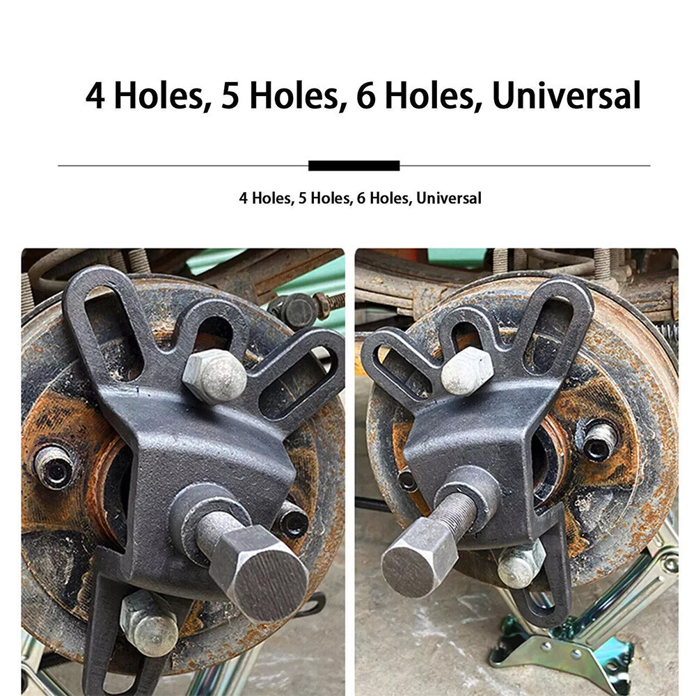 Universal 4 Holes Motorcucle Wheel Hub Puller- Rear Brake Drum Remover Tool USA
