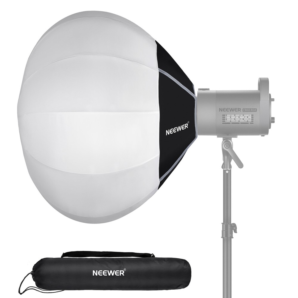 NEEWER 26''Lantern Softbox,Quick Release 360°Light Diffuser Bowens Mount Softbox