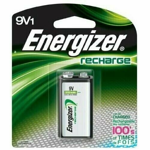 Energizer 9 Volt 9V NiMH Rechargeable Battery