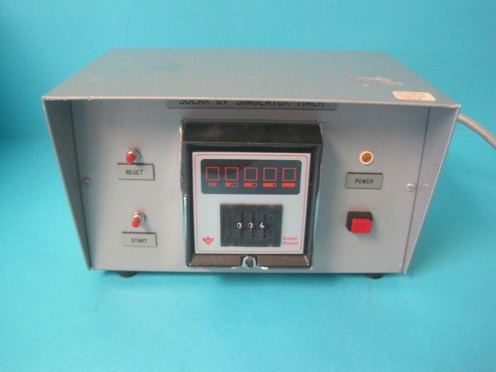 Solar Light Co. UV Light Simulator Timer Model ESD-I Tested Working Used
