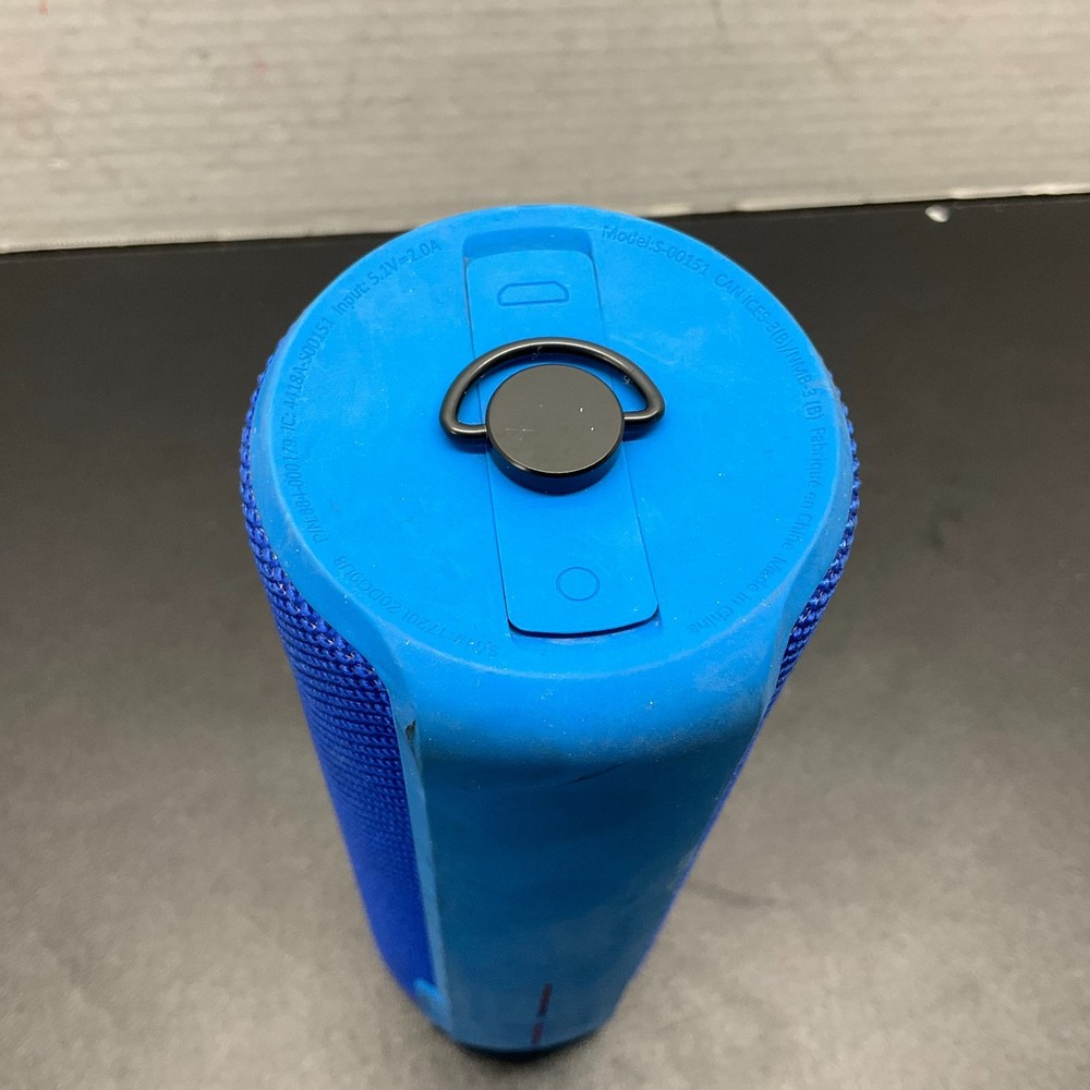 UE Boom 2 Portable Bluetooth Speaker Model S-00151 Blue ~ Tested: Working