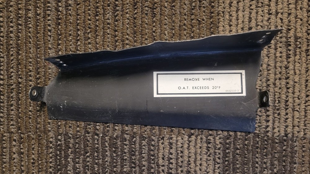 Cessna Winterization Baffle & Placards (L & R) 0552110-3