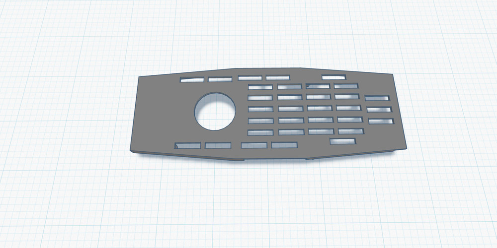 lightening DJI Spark customize Top Cover modified under 300 grams 3D printed