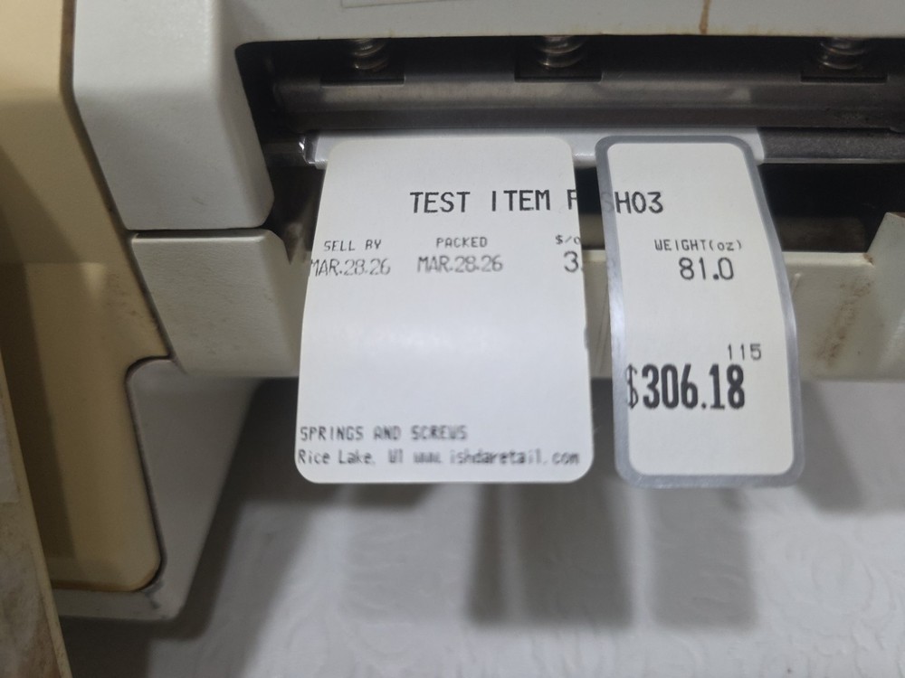 ishida scale SR-2000a