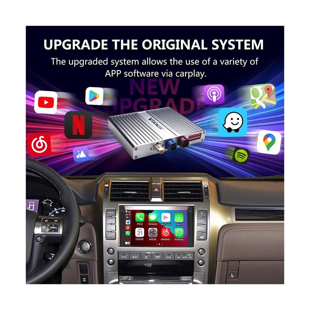 Linux Interface Box for Lexus GX 2014-2020 Wireless CarPlay Android Auto Fit ...