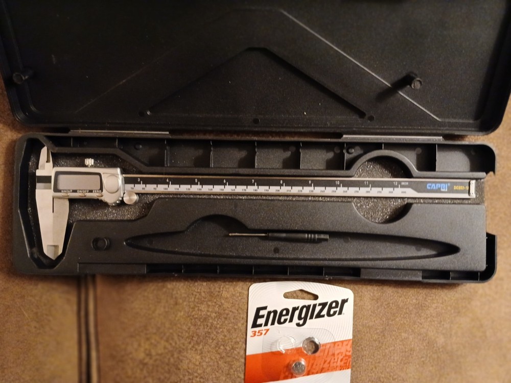 PEC TOOLS 12"/300mm CAPRI DIGITAL CALIPER LCD DISPLAY