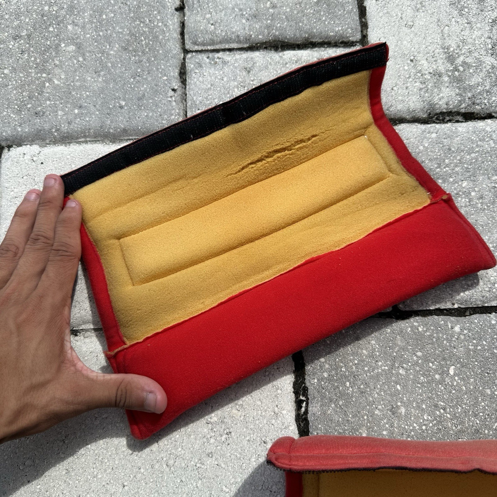 MAZDASPEED 90s RED SEAT BELT PADS RARE RX7 FD3S FC3S RE AMEMIYA FEED 13B COSMO