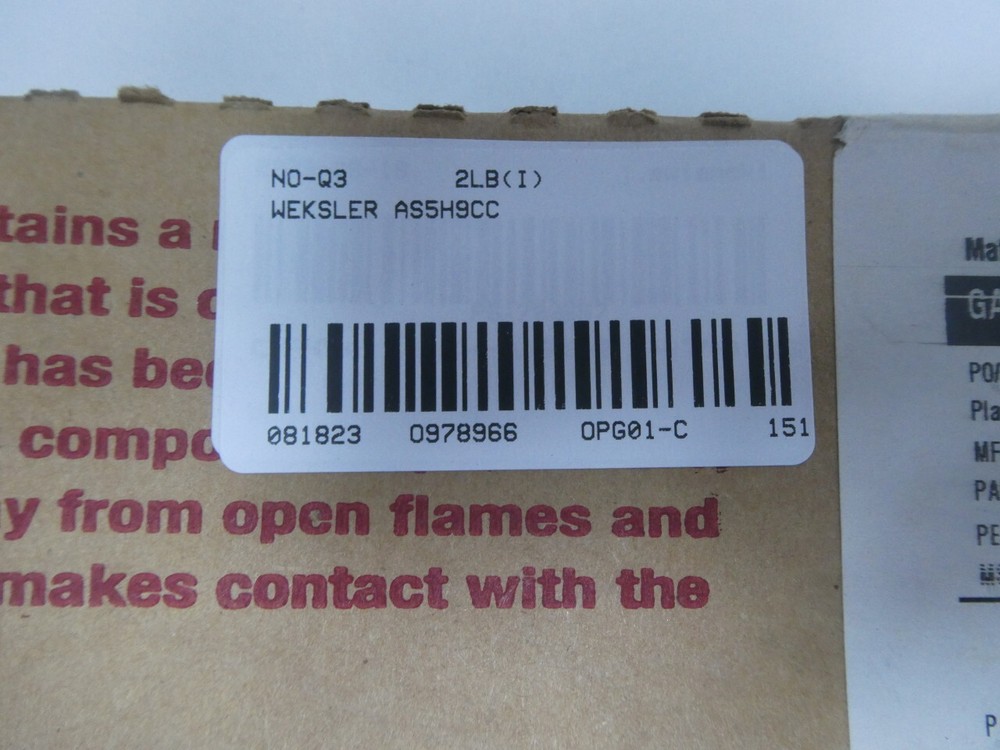 Weksler AS5H9CC Linear Thermometer -15-50c