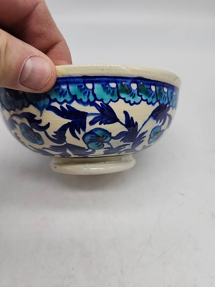 Vintage Signed Turkish Bowl, Signed