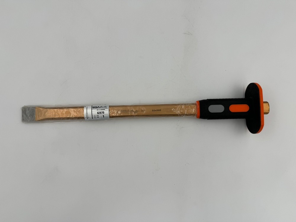 EGA Flat Cold Chisel With Rubber Easy Hold Handle 30 × 500 MM 62870