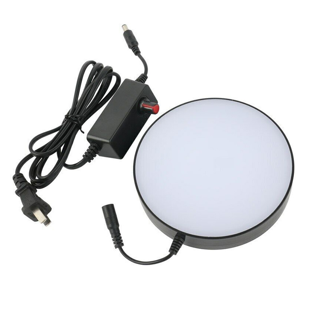 Adjustable Brightness LED Ring Bottom Light Source f Stereo Microscope100V-240V