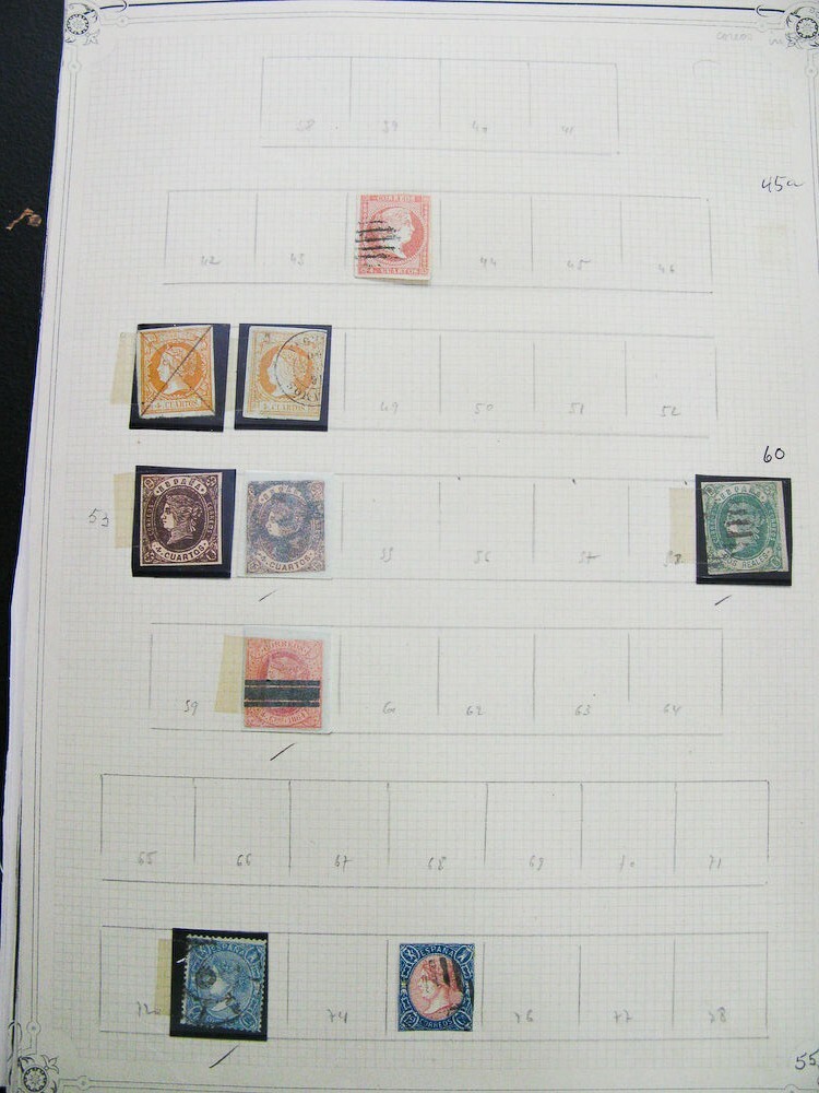 Spain Stamp Collection Mint And Used