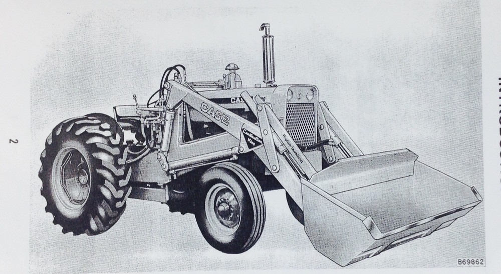 Case 530Ck Backhoe Loader Operators Owners Manual Maintenance Controls