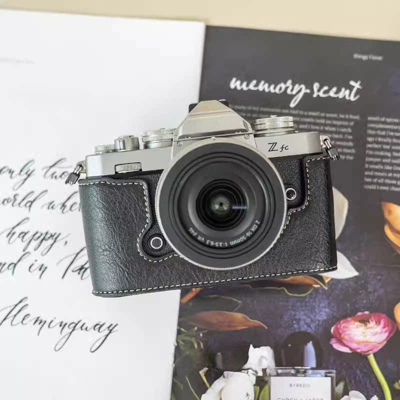 For Nikon Zfc Camera Bag Leather Dock Case Base Protection Cover Shell