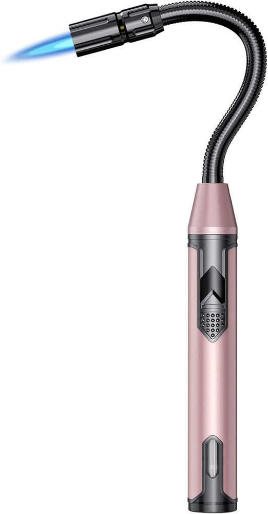 Torch Lighter Refillable Butane Lighter Long Flexible Neck Multipurpose Lighter