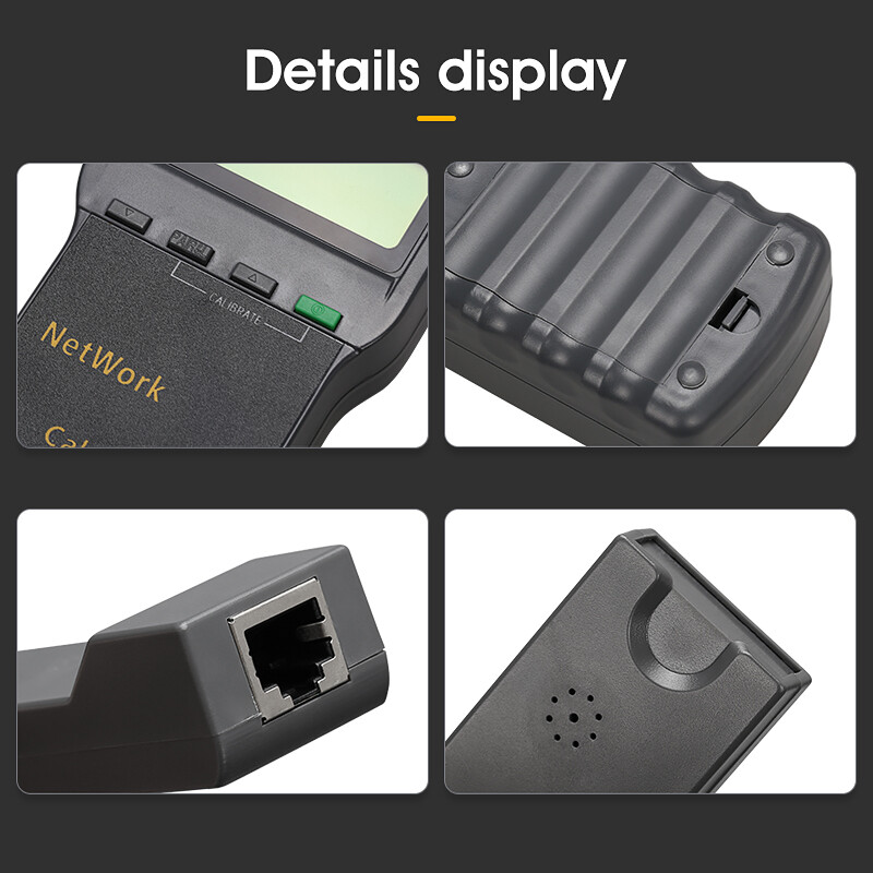 SC8108 Portable LCD Network Tester Meter LAN Phone Cable Tester LCD Display