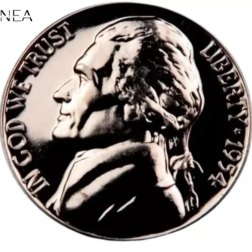 1954 Jefferson Nickel ~ Gem Proof ~ Better Date!