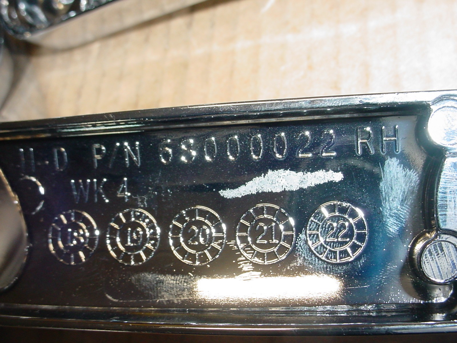 Harley Davidson 14-23  Road King Electra Glide Police Passing Fog Lamps FLHRP 