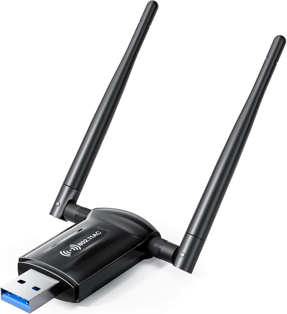 USB WiFi Adapter for Desktop PC-1300Mbps Wi-Fi 5G 2.4G USB 3.0 Wireless Adapte..