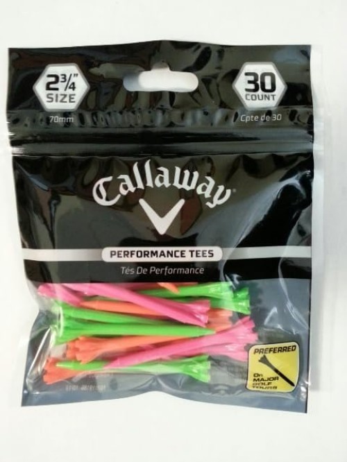 Performance Plastic Golf Tees 30 Pack - 2.75 Inch