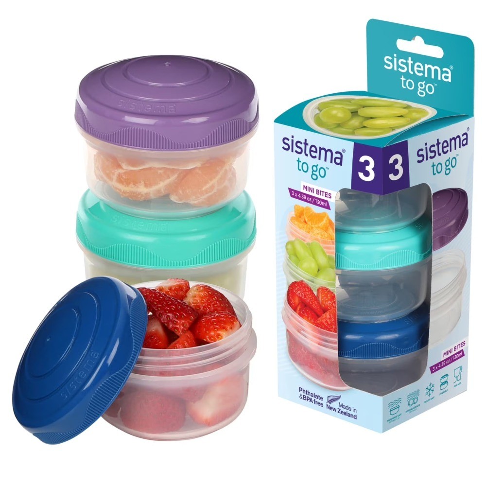 Mini Bites Snack Variety Pack 3-Count Assorted Colors