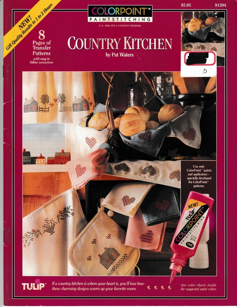 Country Kitchen Transfer Patterns | Colorpoint Paintstitching #91204