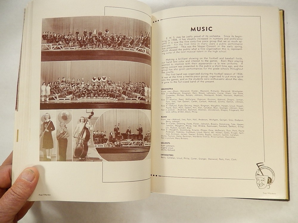 Yearbook, Everett High School, Everett Washington, 1942, Nesika