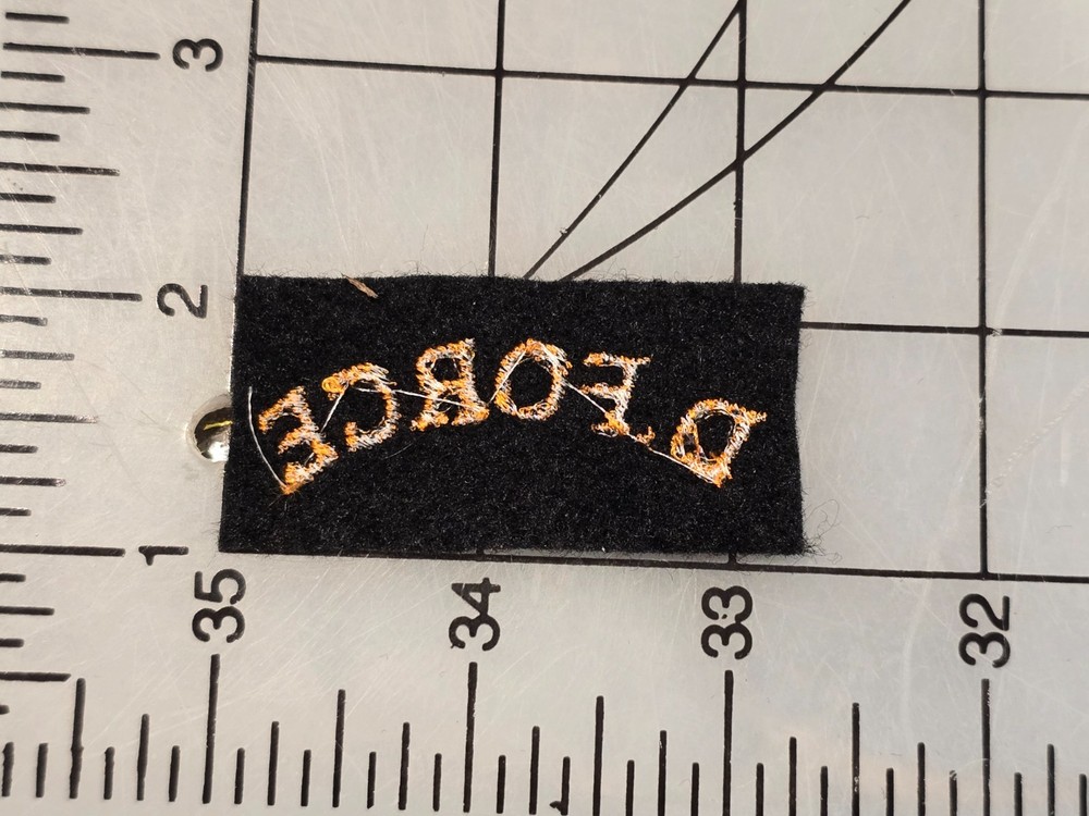 Reproduction WW2 British D Force Tab Patch 4351