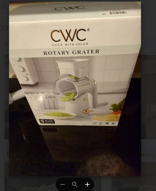 CWC Gray Rotary Five Blade Selection Grater-Model WARG02