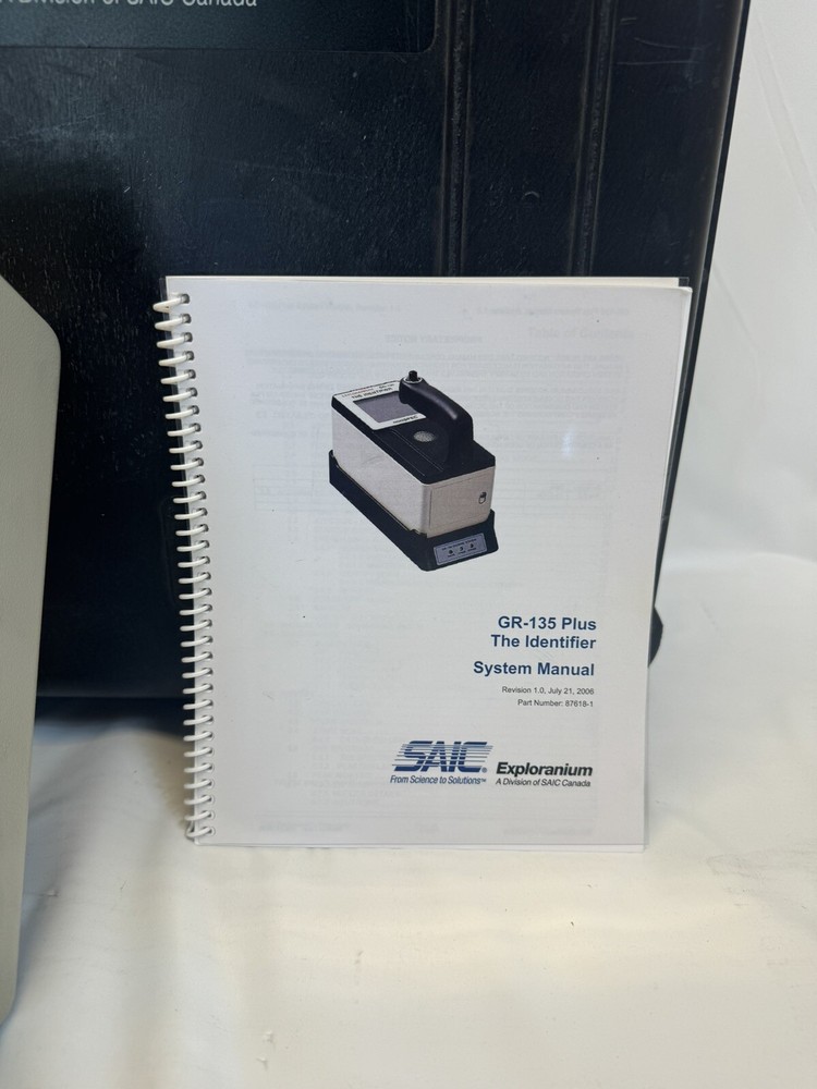 SAIC Exploranium GR-135 Plus The Identifier RID GR-135HD -Please Read-