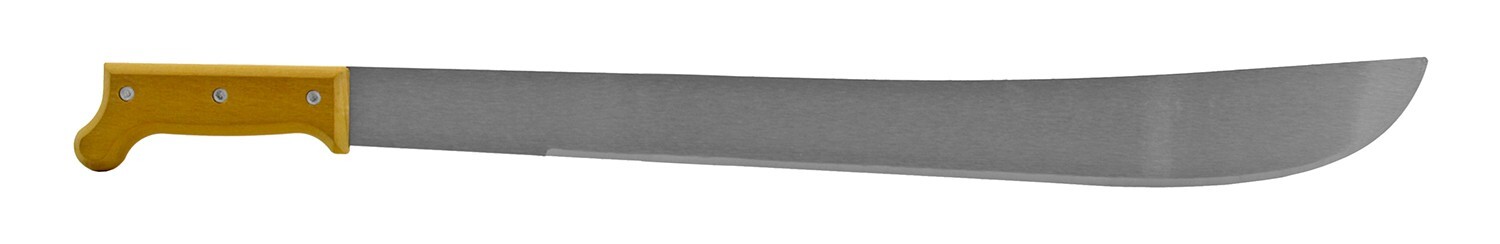 TRAMONTINA 28" Traditional WOOD HANDLE Carbon Steel Bush Machete MADE IN BRAZIL