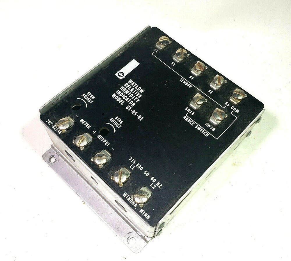 Watlow Relative Humidity Indicator Model 81-05-01 202-0213A