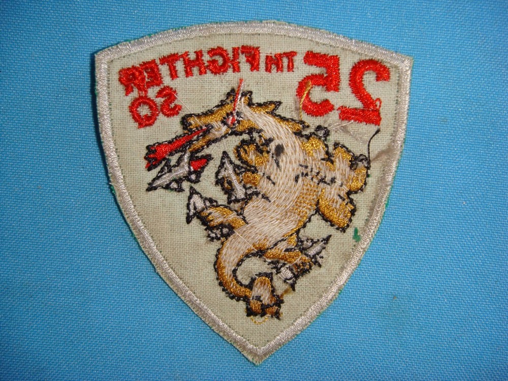 VIETNAM WAR PATCH, US AIR FORCE 25th FIGHTER SQUADRON