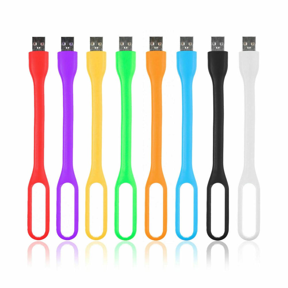 Mini Flexible LED Light USB Lamp for Computer Laptop Keyboard Reading US/YELLOW!