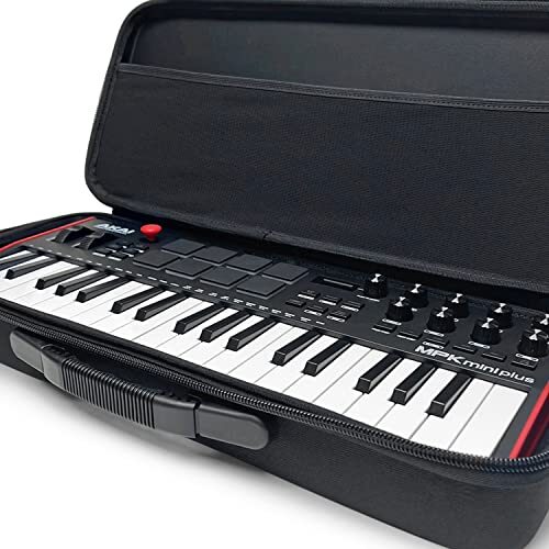 ANALOG CASES Akai MPK Mini Plus Case - Custom-Fitted Compact PULSE Hard Case for