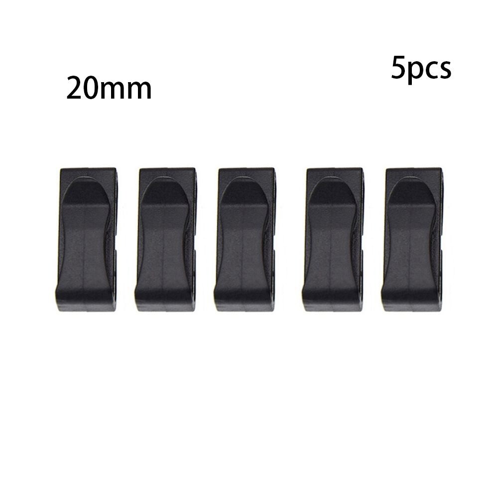Tactical MOLLE Backpack Strap Retainer Clips 5 Pack