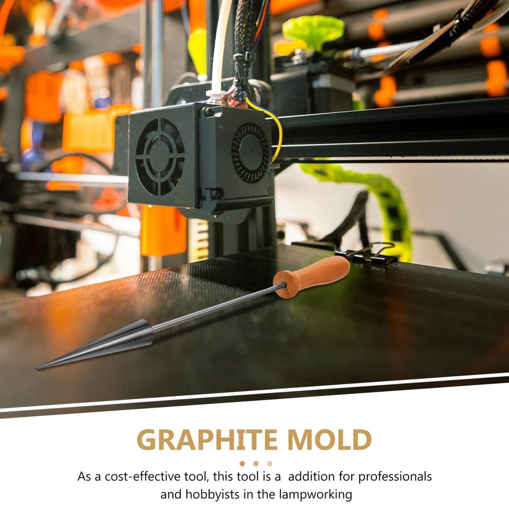 Graphite Mold Lampwork User-Friendly Shaping Tool Handle Craftsmen Precision