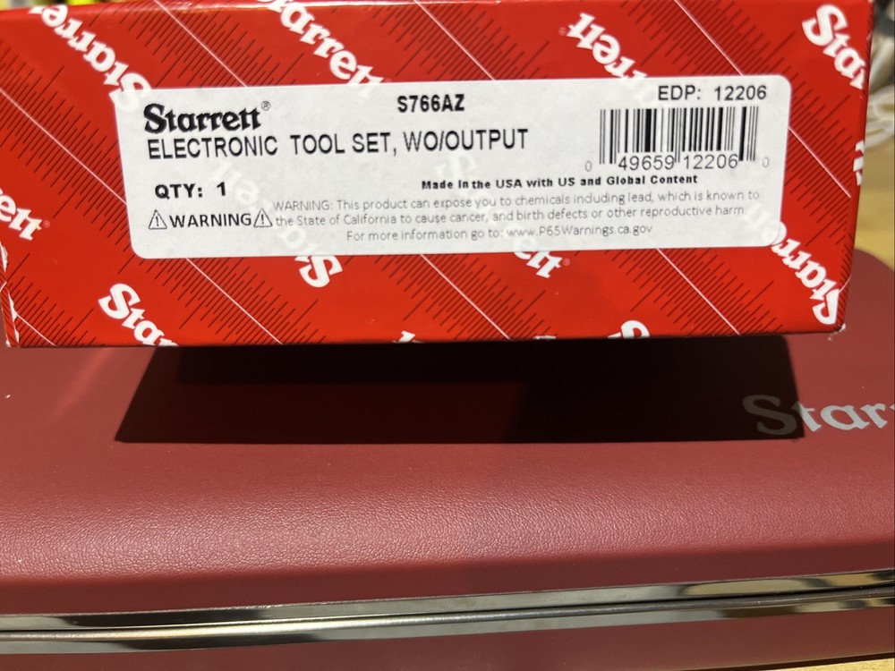 Starrett S766AZ Precision Measuring Tool Kit: 2 Pc Digital Caliper & Micrometer