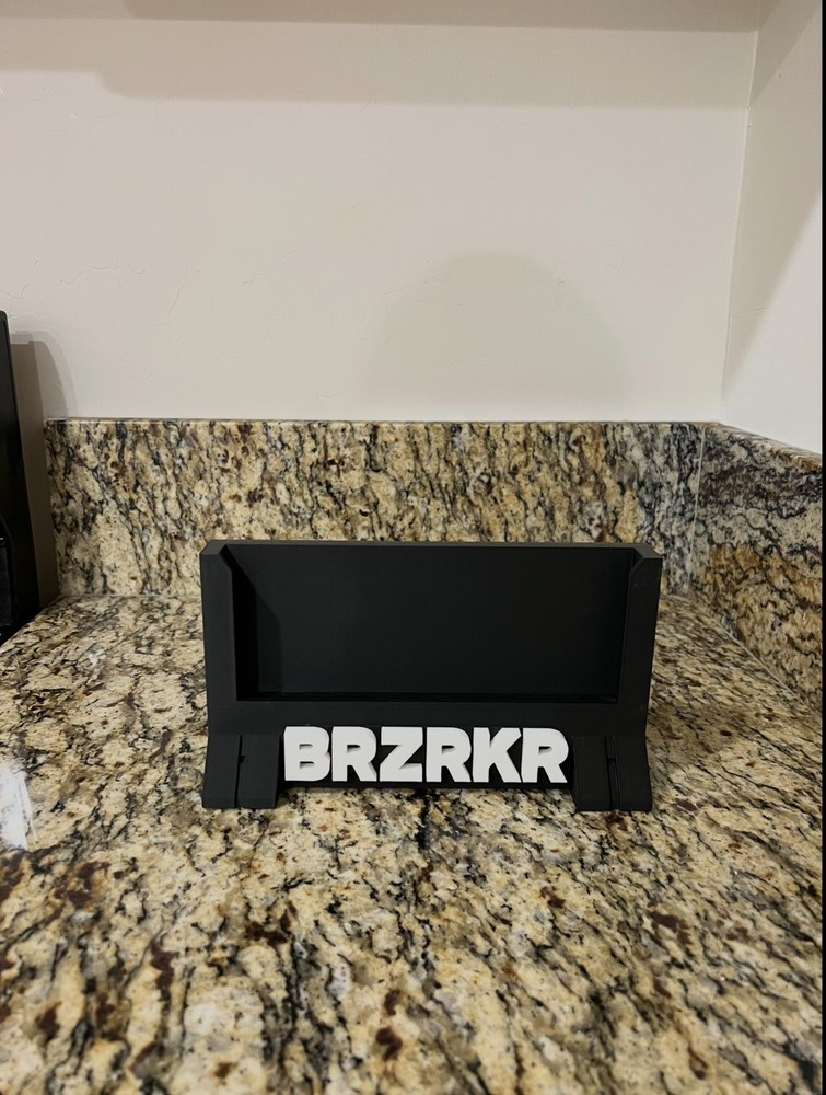 Graded Comic Book Display Stand Custom BRZRKR Logo
