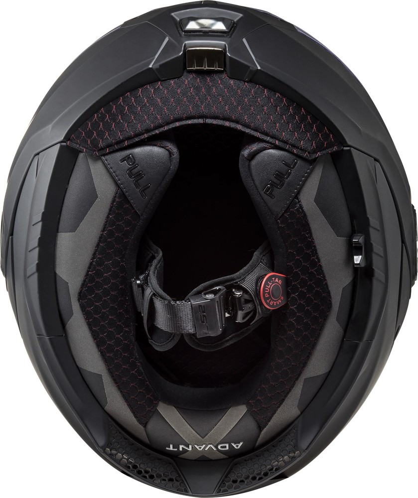 LS2 Advant X Modular Motorcycle Helmet Solid Matte Black 3XL 3X