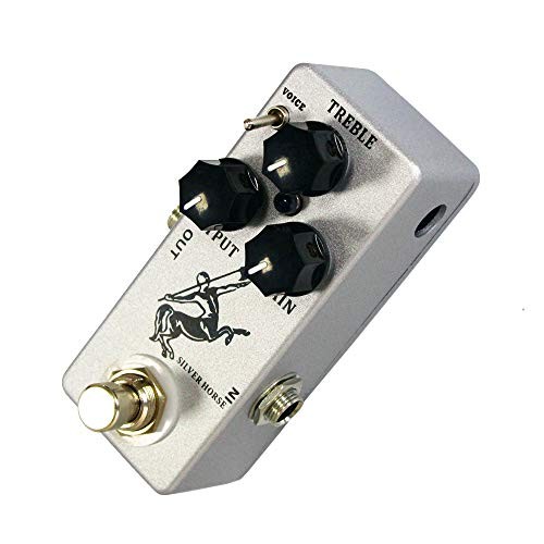 Overdrive Function Guitar Effect Pedal with True Bypass for Silver Horse