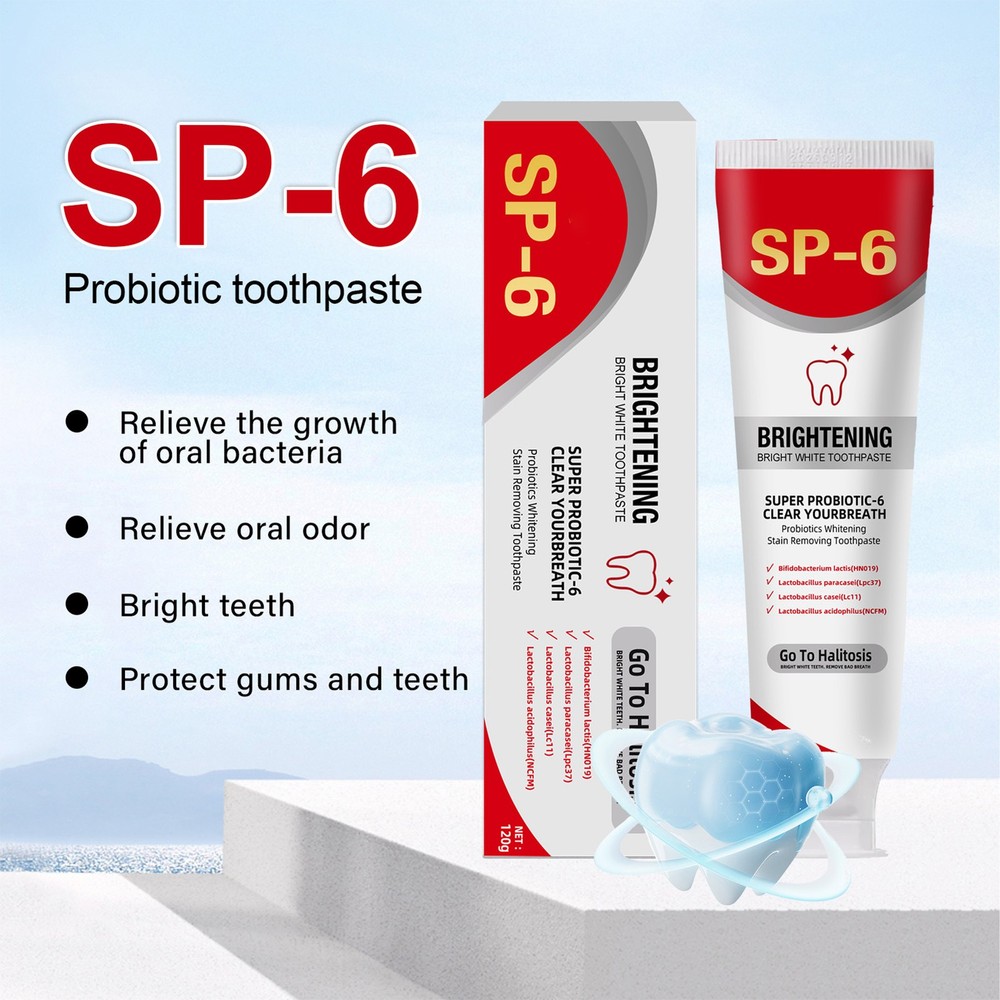 SP-6 Probiotic Toothpaste Sp-6 Toothpaste Whitening Quick White 2024 Dental