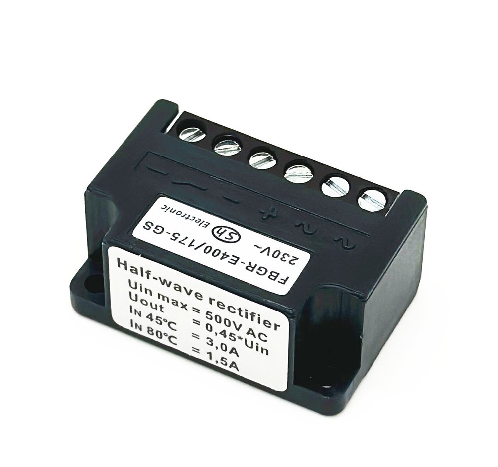 Rectifier FBGR-E400/175-GS 230V 0.45 half-wave brake rectifier device