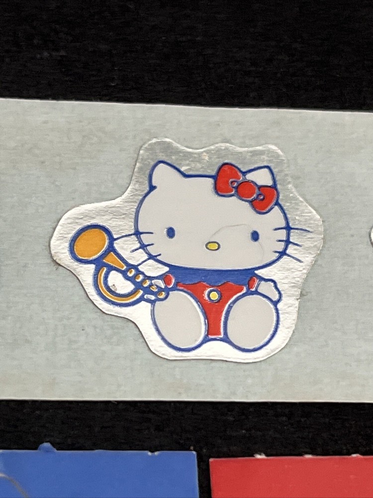 Vintage Sanrio HELLO KITTY Stickers - Rare
