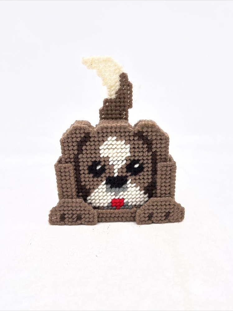 Plastic Canvas Puppy Coaster Pals