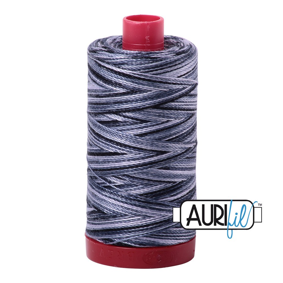 Stonefields - Variegated 4664 | 12wt Large Spool 325M / 356Y | Aurifil