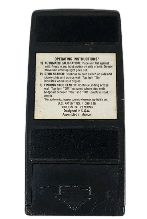 Vintage Zircon StudSensor 2 Denisty Dial Stud Finder Sensor Unit Tested Works