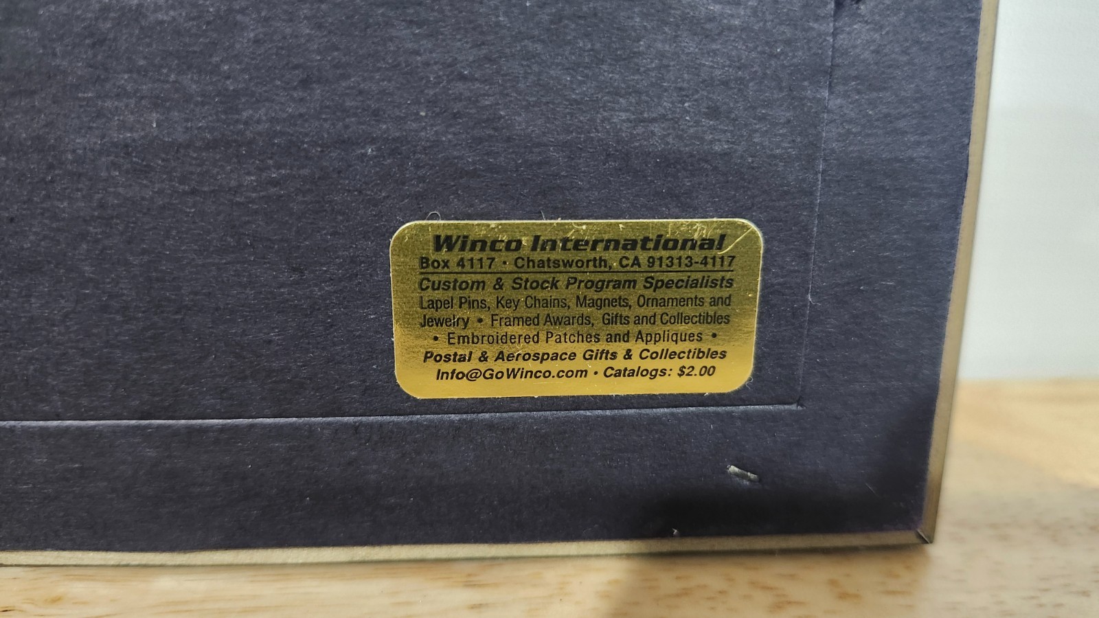 rare Winco framed collection of NASA "Excellance in Space" insignia pins