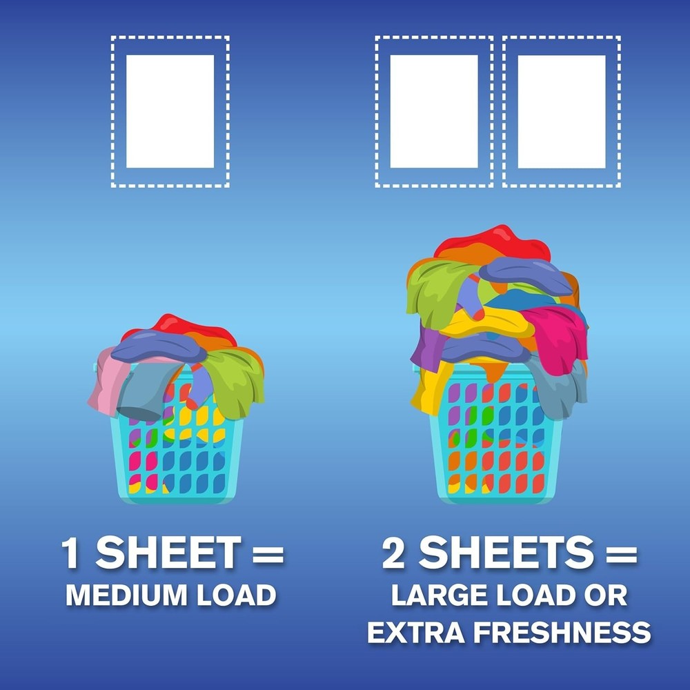 Fabric Softener Sheets, Mountain Rain 144ct